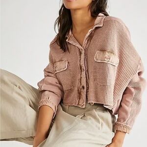 Fp One Scout Cropped Jacket - Bunny- medium